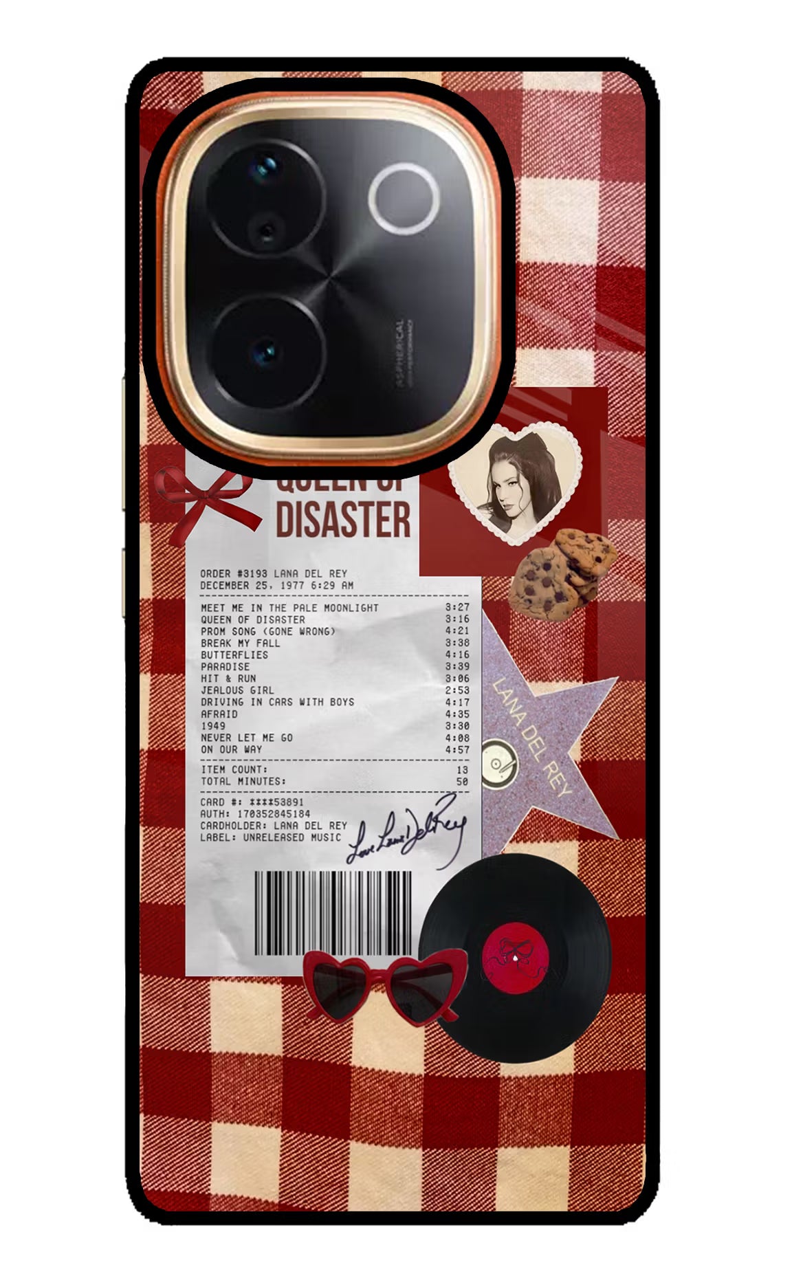 Queen of Disaster IQOO Z9S Pro 5G Glass Case