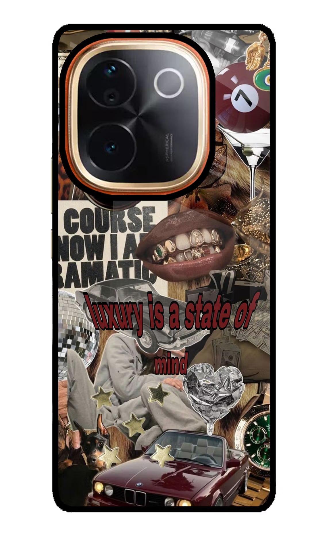 Luxury IQOO Z9S Pro 5G Glass Case Back Cover by Casekaro