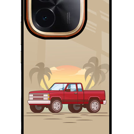 Desert Classic Drive IQOO Z9S Pro 5G Glass Case