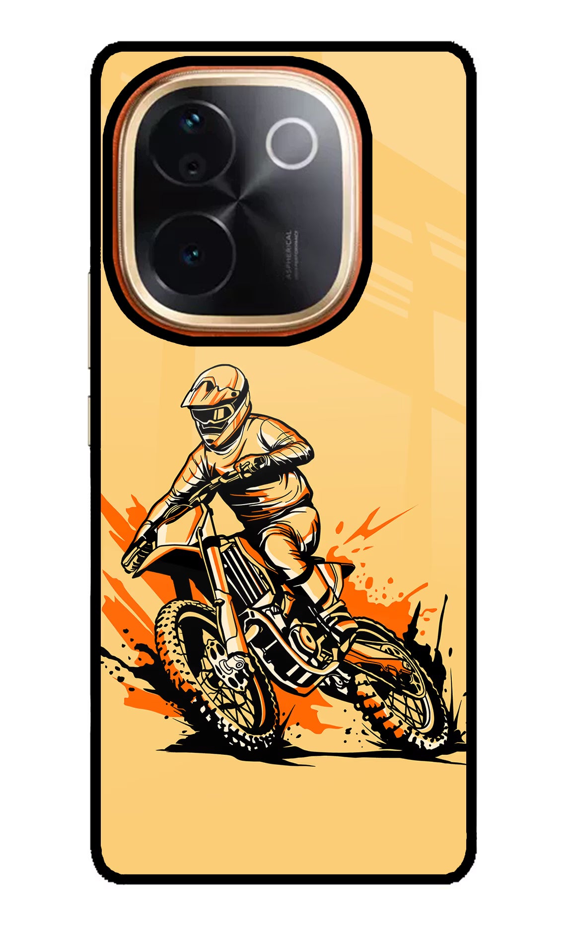 Off-Road Fury IQOO Z9S Pro 5G Glass Case Back Cover by Casekaro