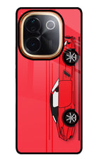 Red Velocity IQOO Z9S Pro 5G Glass Case