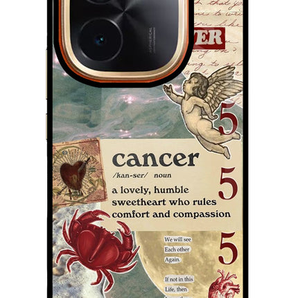 Cancer Zodiac IQOO Z9S Pro 5G Glass Case