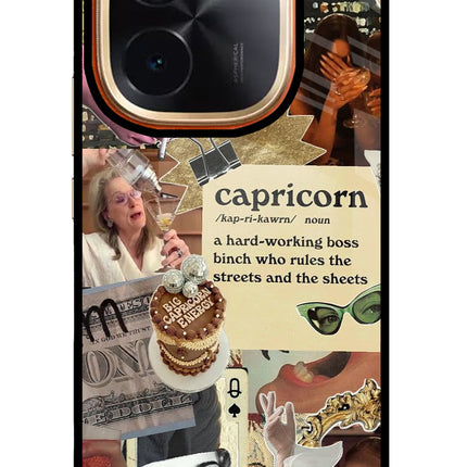 Capricorn Zodiac IQOO Z9S Pro 5G Glass Case