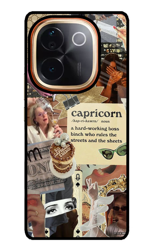 Capricorn Zodiac IQOO Z9S Pro 5G Glass Case