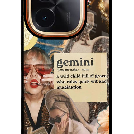 Gemini Zodiac IQOO Z9S Pro 5G Glass Case