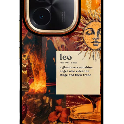 Leo Zodiac IQOO Z9S Pro 5G Glass Case