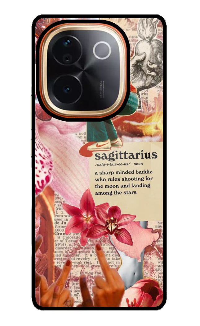 Sagittarius Zodiac IQOO Z9S Pro 5G Glass Case