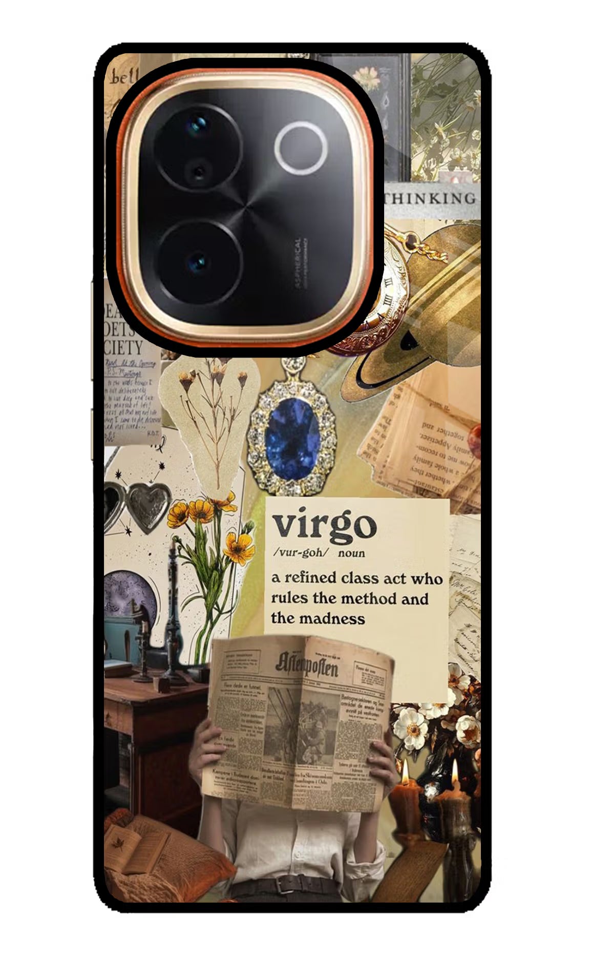 Virgo Zodiac IQOO Z9S Pro 5G Glass Case