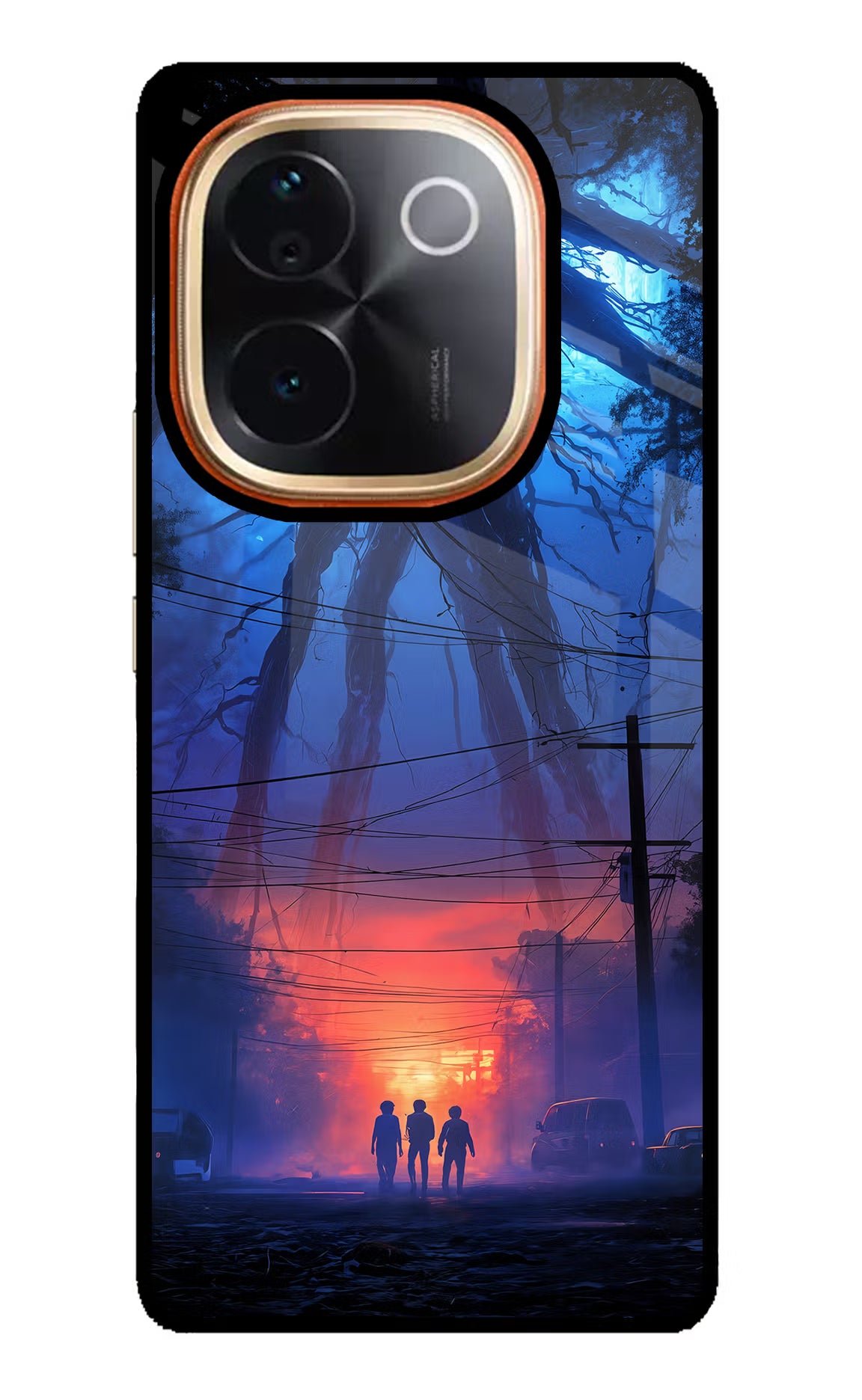 Ordinary Things Shadow IQOO Z9S Pro 5G Glass Case Back Cover by Casekaro