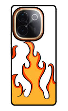 Fired Up – White IQOO Z9S Pro 5G Glass Case
