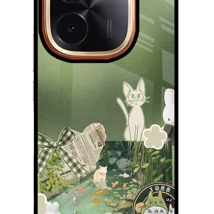 Aesthetic anime IQOO Z9S Pro 5G Glass Case