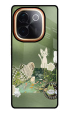 Aesthetic anime IQOO Z9S Pro 5G Glass Case