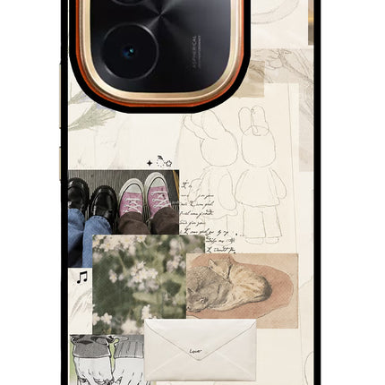 Soft Aesthetic IQOO Z9S Pro 5G Glass Case