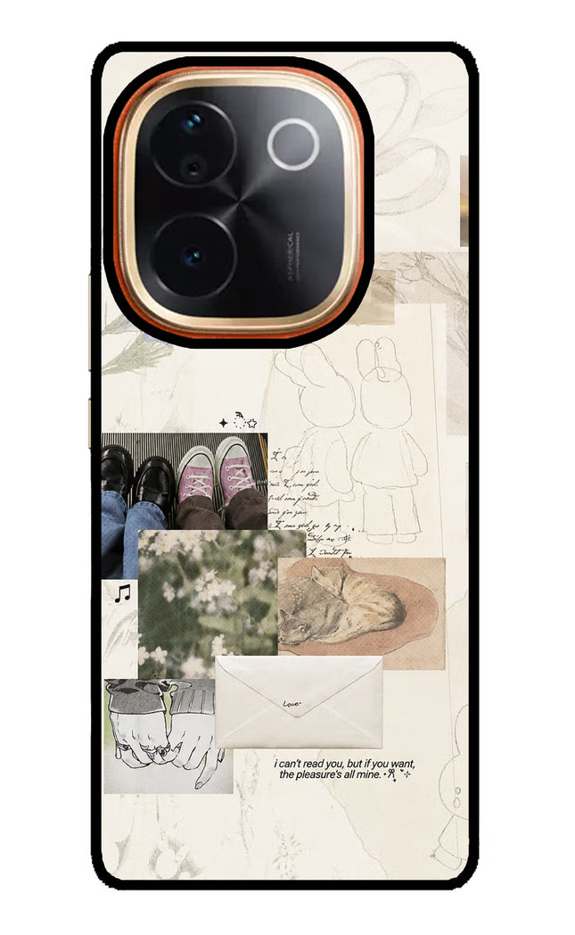 Soft Aesthetic IQOO Z9S Pro 5G Glass Case