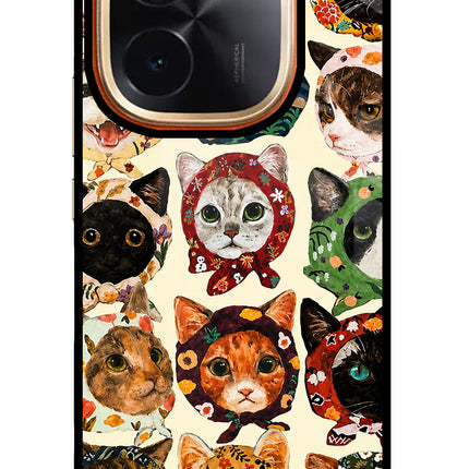 Cool Cat IQOO Z9S Pro 5G Glass Case