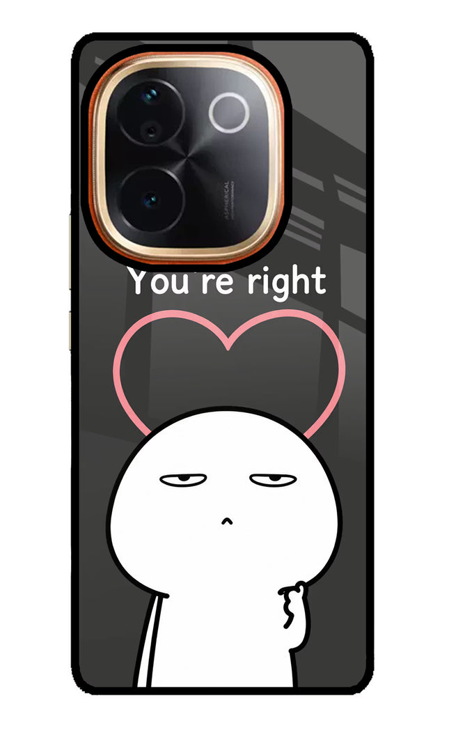 You're Right IQOO Z9S Pro 5G Glass Case