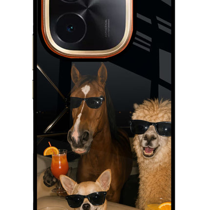 Party Squad IQOO Z9S Pro 5G Glass Case
