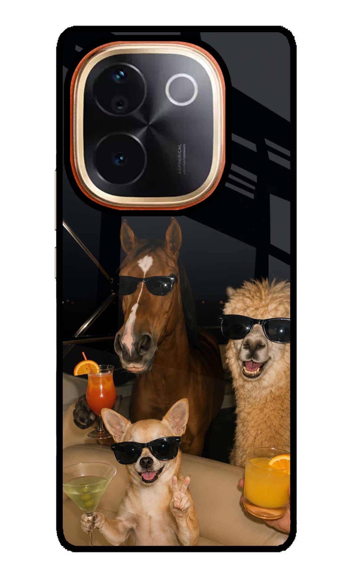 Party Squad IQOO Z9S Pro 5G Glass Case