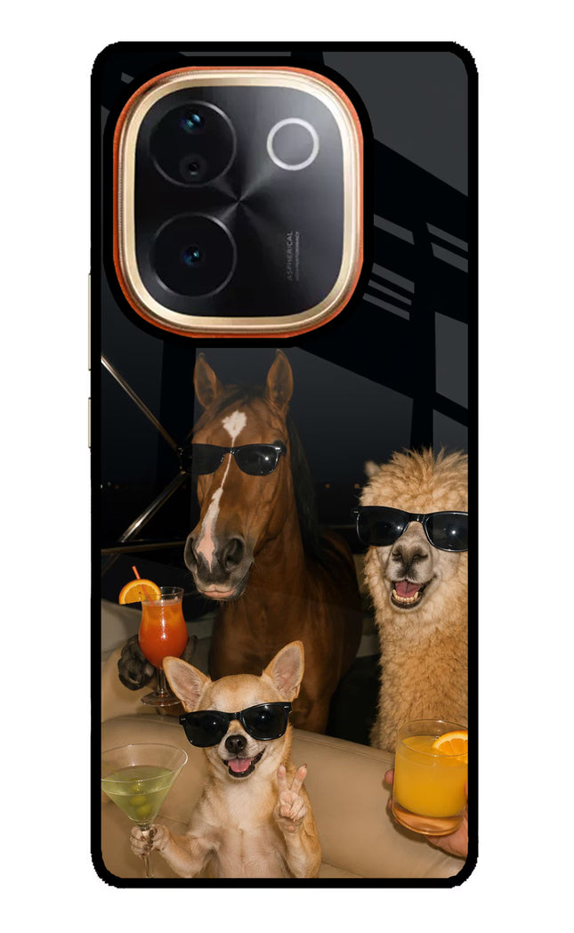 Party Squad IQOO Z9S Pro 5G Glass Case