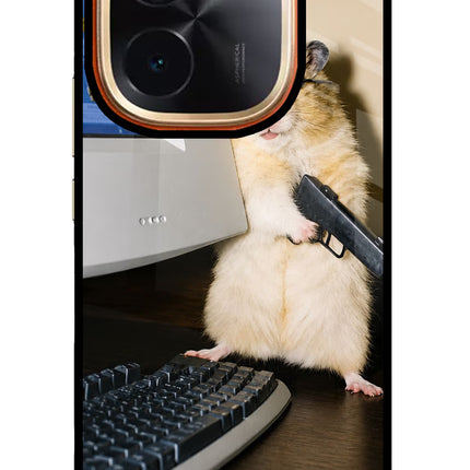 Hacker Hamster IQOO Z9S Pro 5G Glass Case