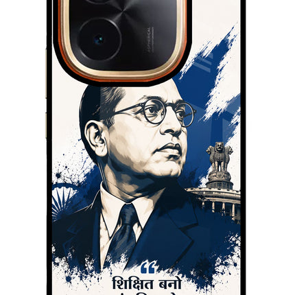 Dr. Ambedkar Visionary IQOO Z9S Pro 5G Glass Case Back Cover by Casekaro