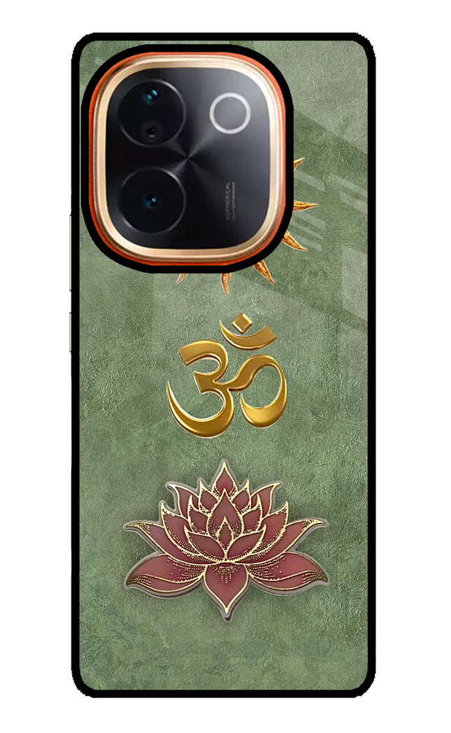 Om & Lotus IQOO Z9S Pro 5G Glass Case