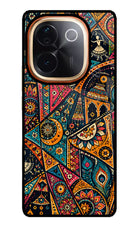 Folk Print IQOO Z9S Pro 5G Glass Case
