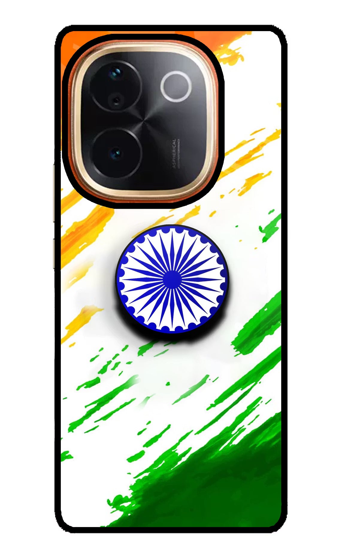 Indian Flag Ashoka Chakra IQOO Z9S Pro 5G Pop Case by Casekaro
