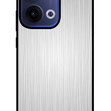 Wooden Grey Texture Oppo Reno13 5G Glass Case Back Cover by Casekaro