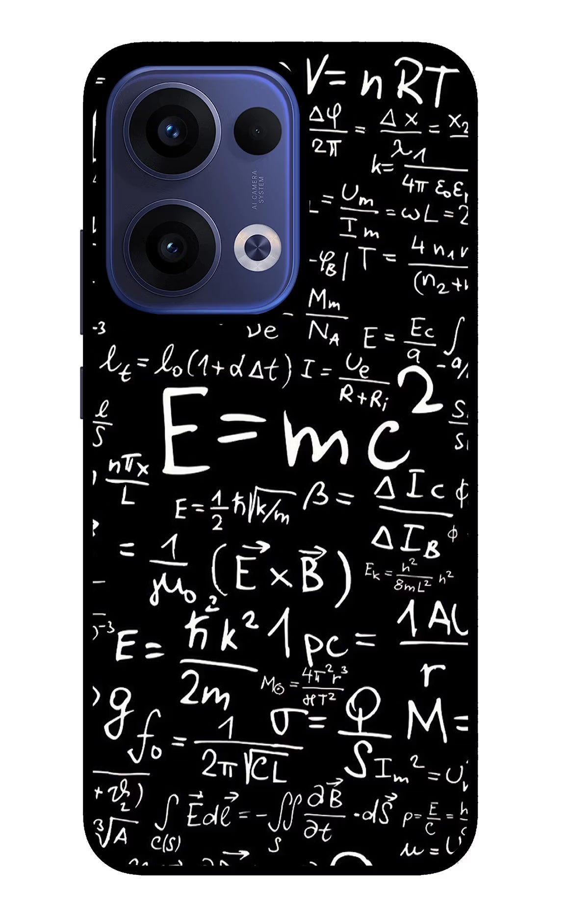 Physics Formula Oppo Reno13 5G Glass Case Back Cover by Casekaro