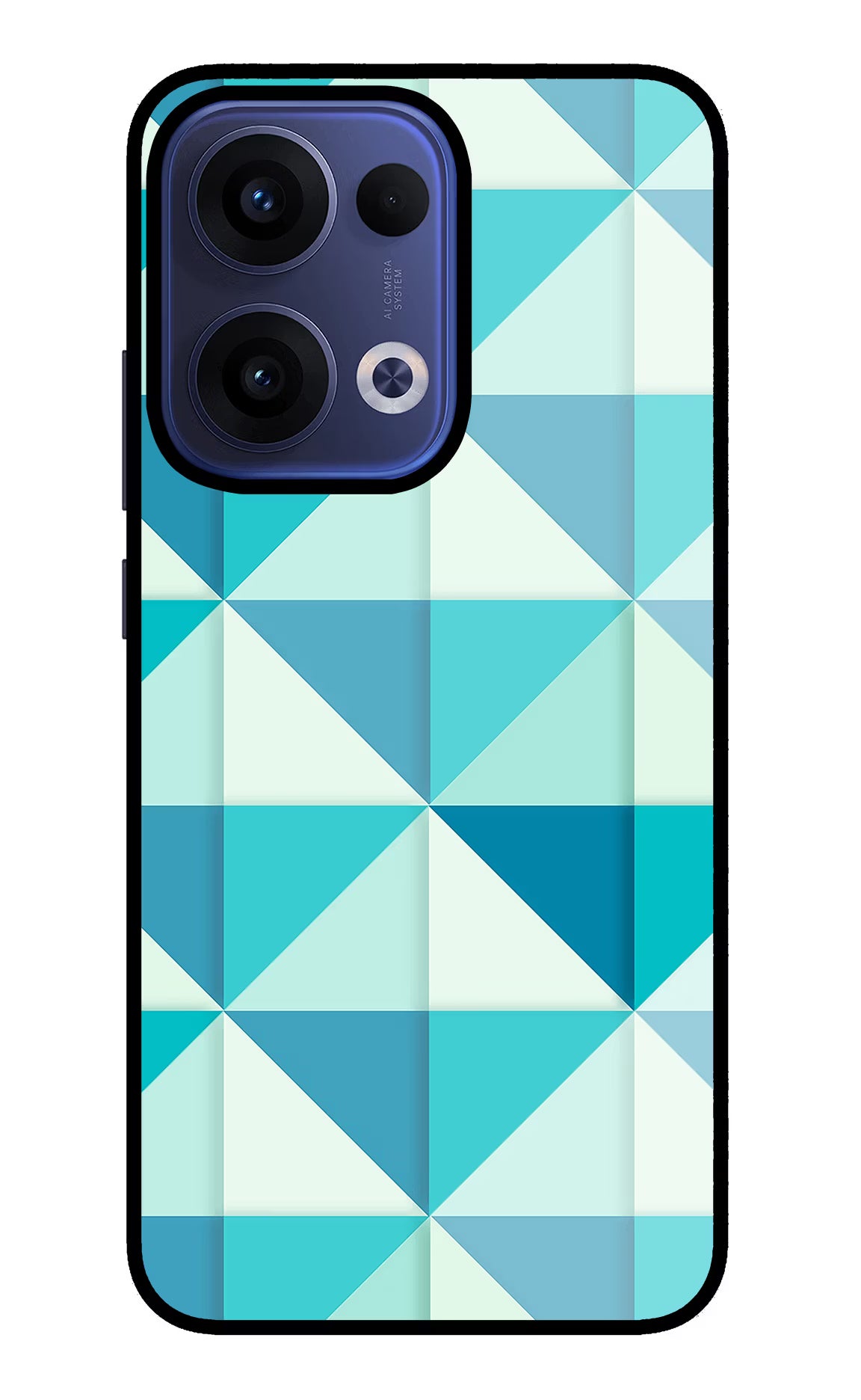 Abstract Oppo Reno13 5G Glass Case