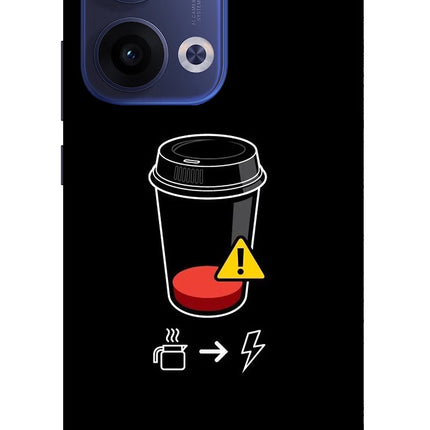 Coffee Oppo Reno13 5G Glass Case Back Cover by Casekaro