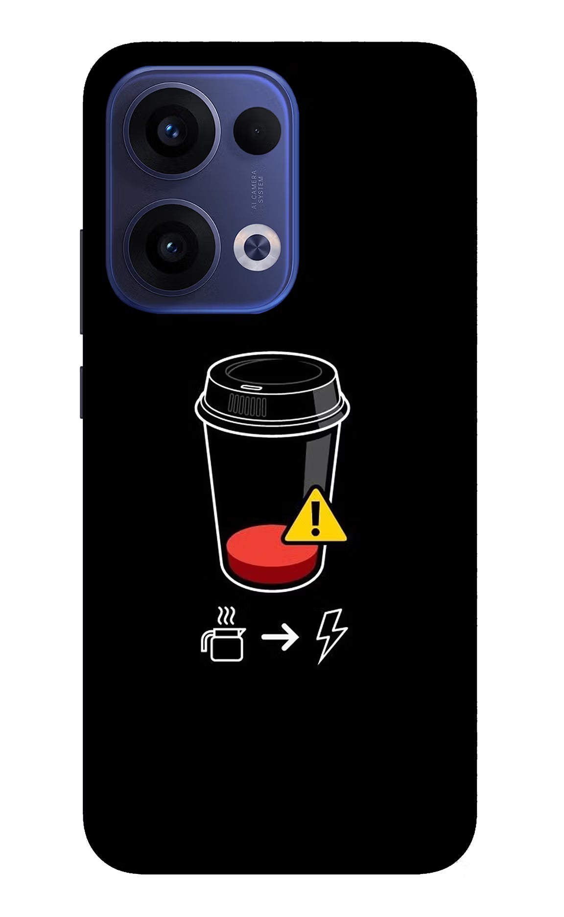 Coffee Oppo Reno13 5G Glass Case Back Cover by Casekaro