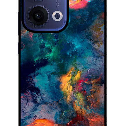 Artwork Paint Oppo Reno13 5G Glass Case Back Cover by Casekaro