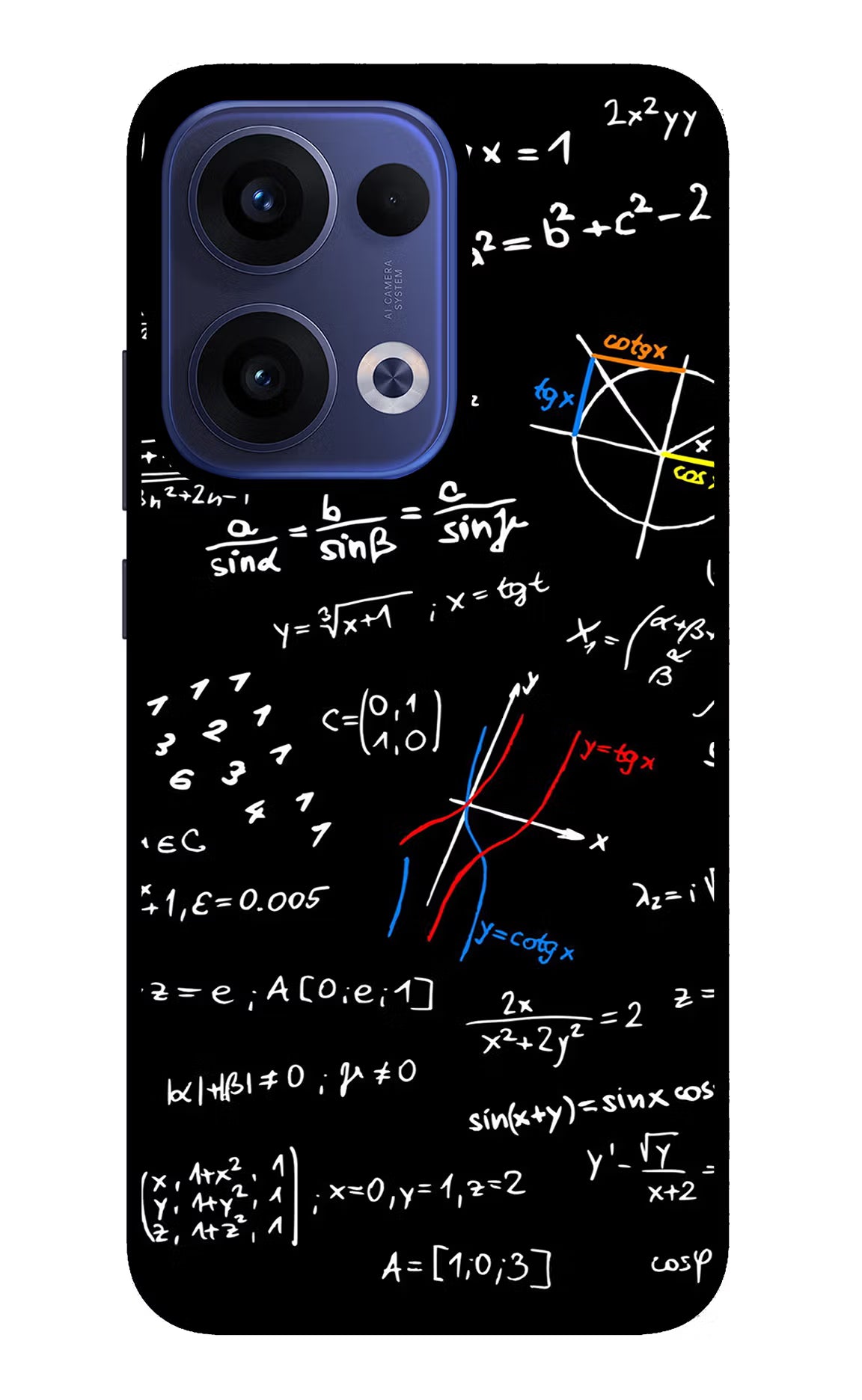 Mathematics Formula Oppo Reno13 5G Glass Case