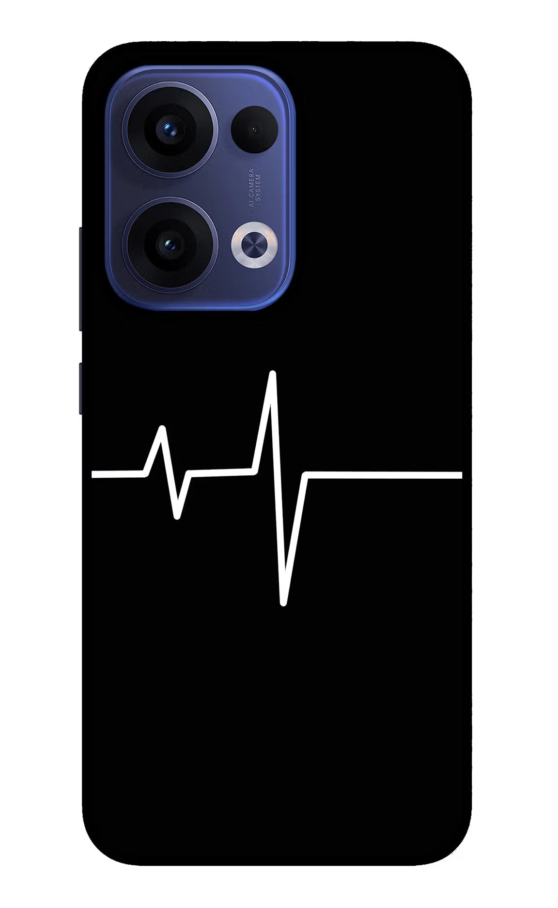 Heart Beats Oppo Reno13 5G Glass Case Back Cover by Casekaro