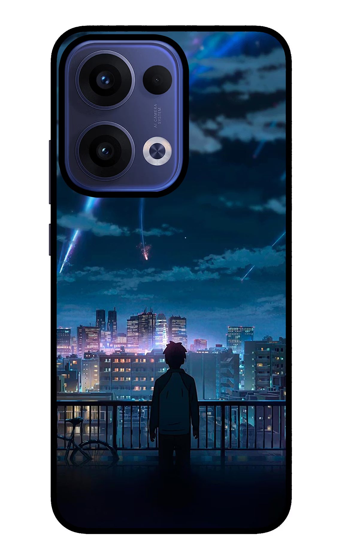 Anime Oppo Reno13 5G Glass Case Back Cover by Casekaro