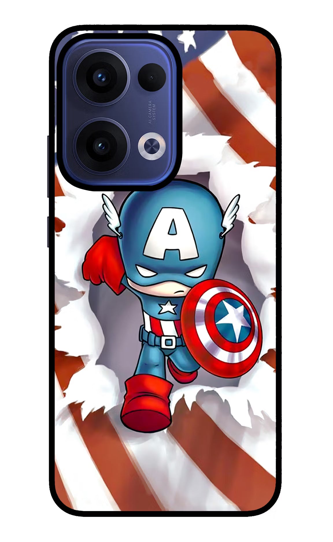 Captain America Oppo Reno13 5G Glass Case