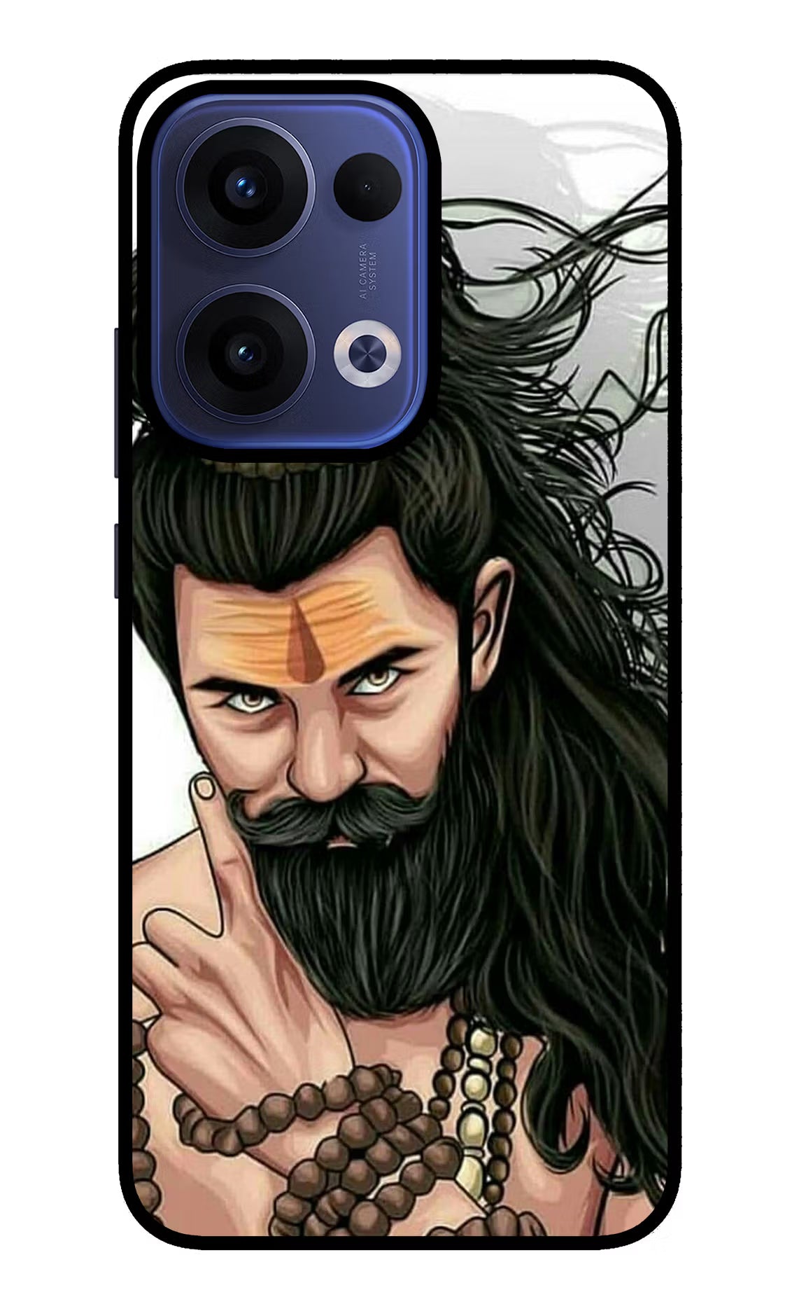 Mahadev Oppo Reno13 5G Glass Case Back Cover by Casekaro