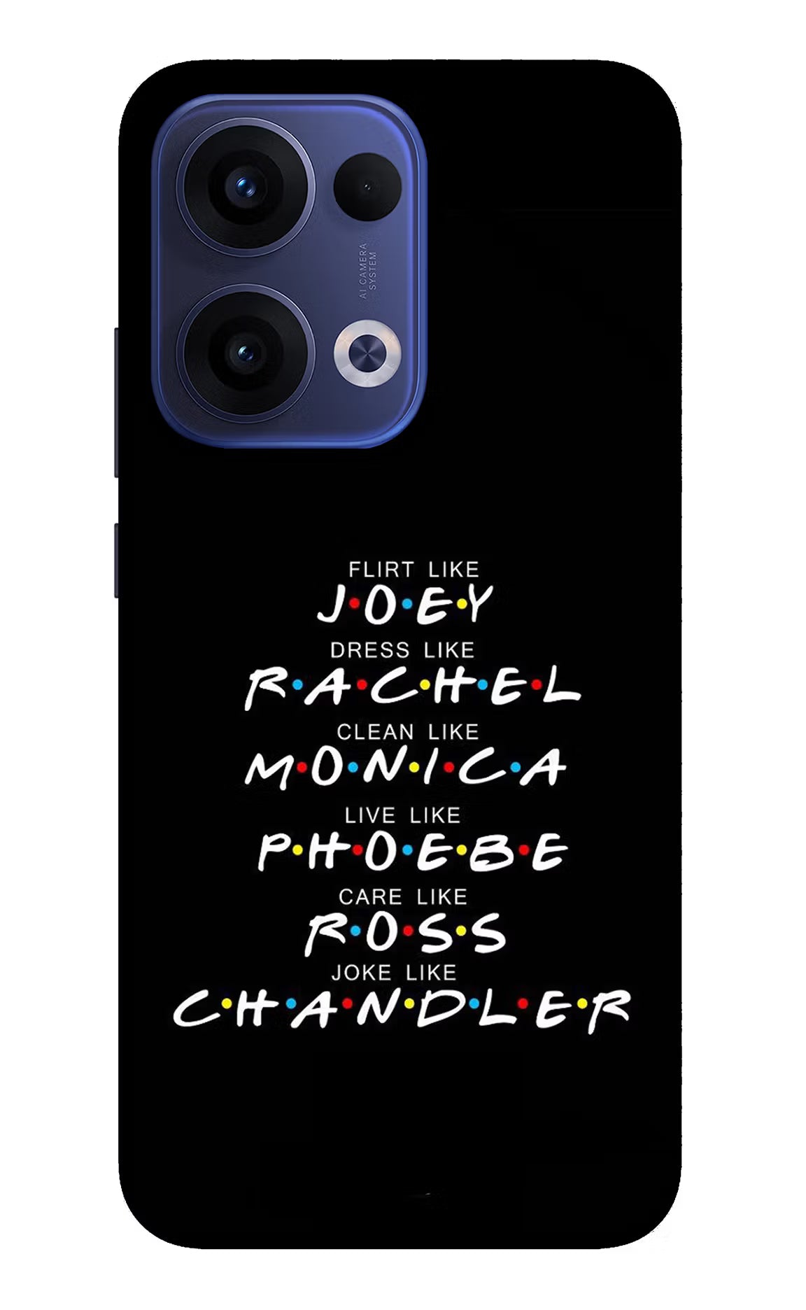 FRIENDS Character Oppo Reno13 5G Glass Case