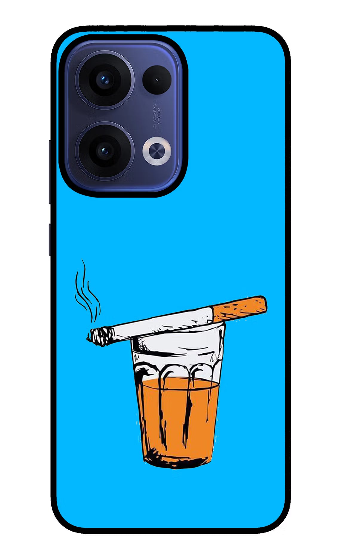 Chai Sutta Oppo Reno13 5G Glass Case Back Cover by Casekaro