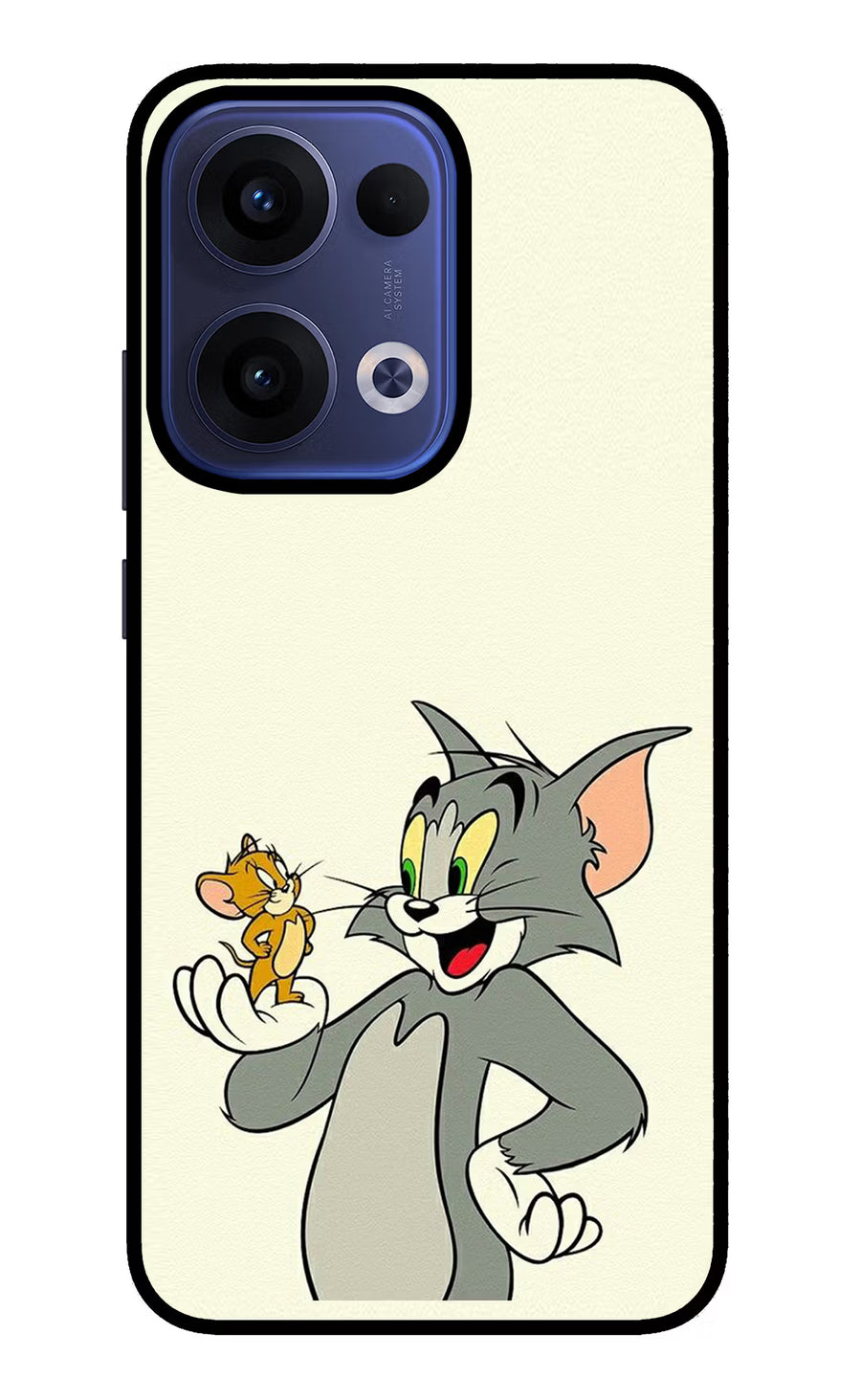 Tom & Jerry Oppo Reno13 5G Back Cover, Glass case