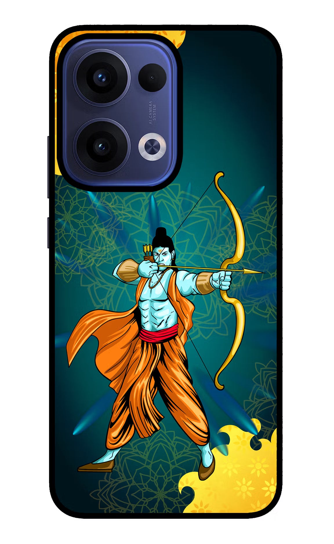 Lord Ram - 6 Oppo Reno13 5G Glass Case Back Cover by Casekaro