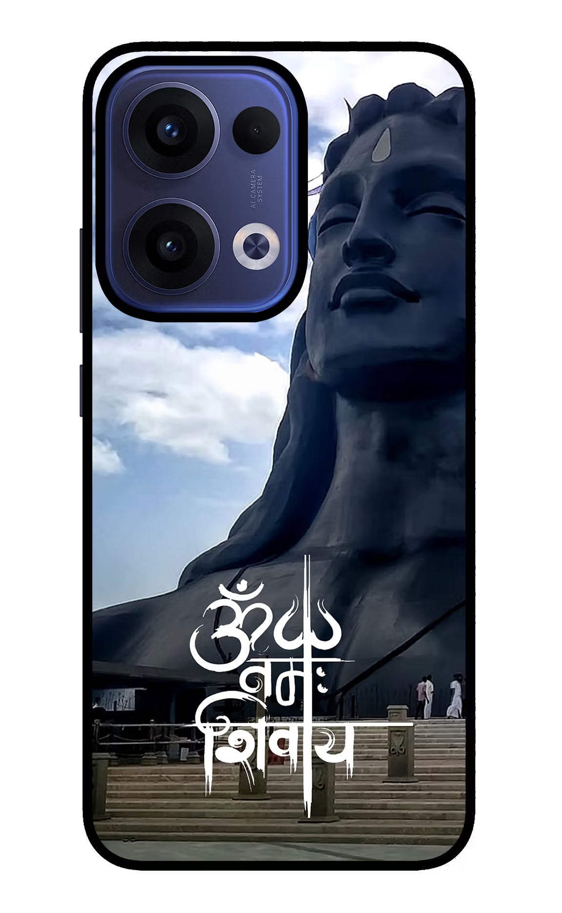 Om Namah Shivay Oppo Reno13 5G Glass Case Back Cover by Casekaro