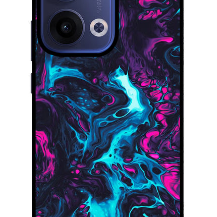 Abstract Oppo Reno13 5G Glass Case