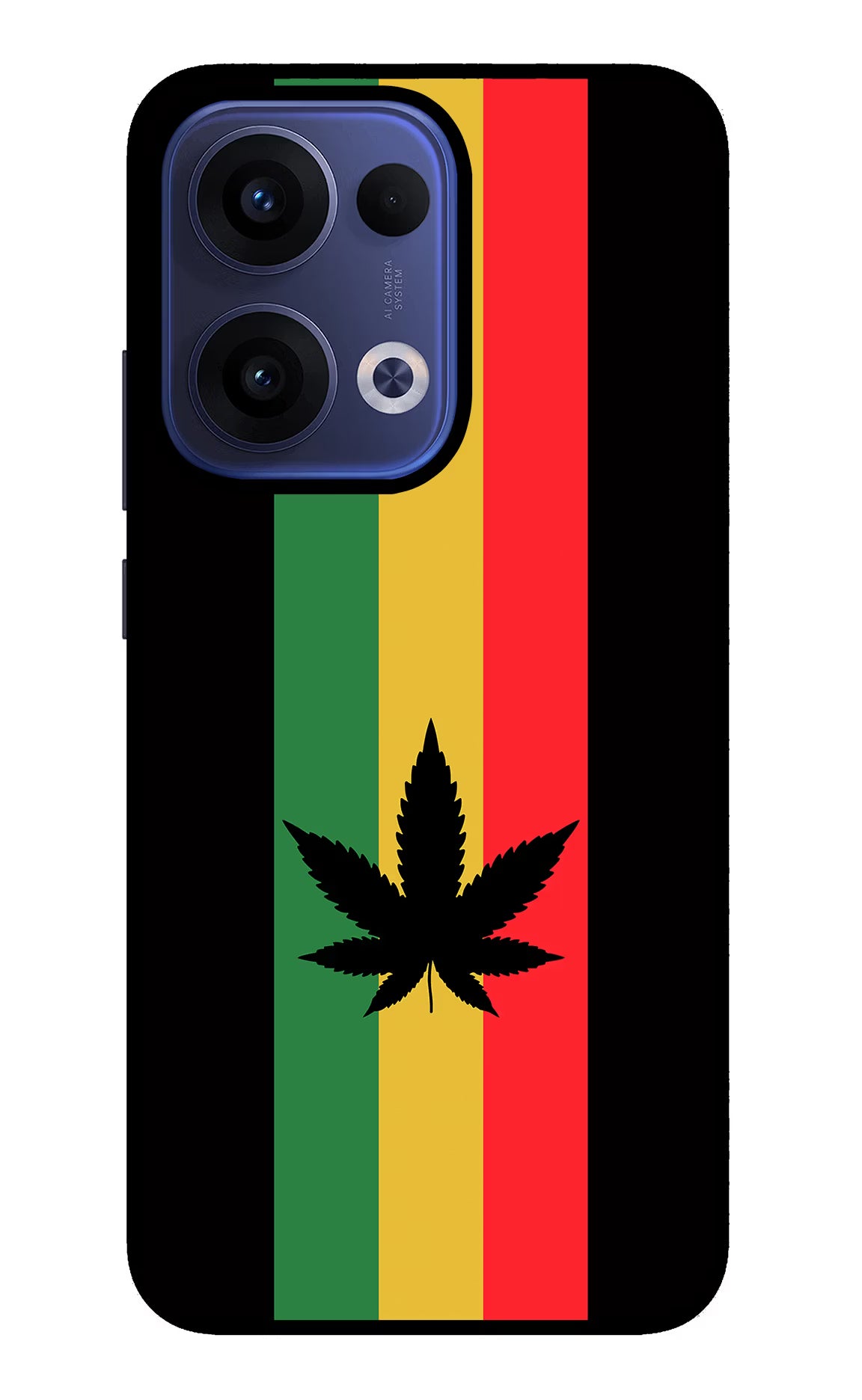 Weed Flag Oppo Reno13 5G Glass Case