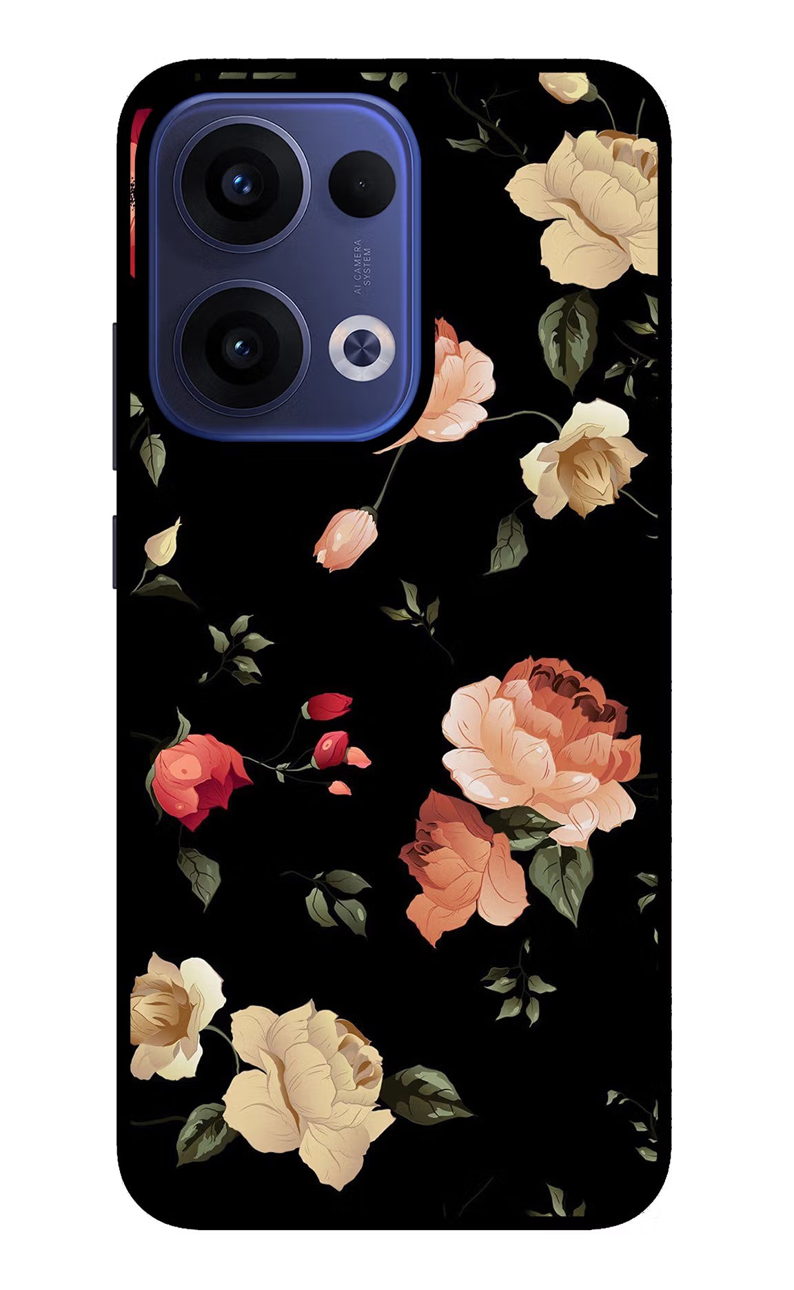 Flowers Oppo Reno13 5G Glass Case