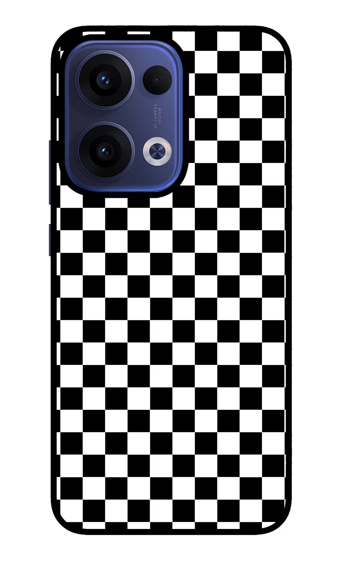 Chess Board Oppo Reno13 5G Glass Case Back Cover by Casekaro