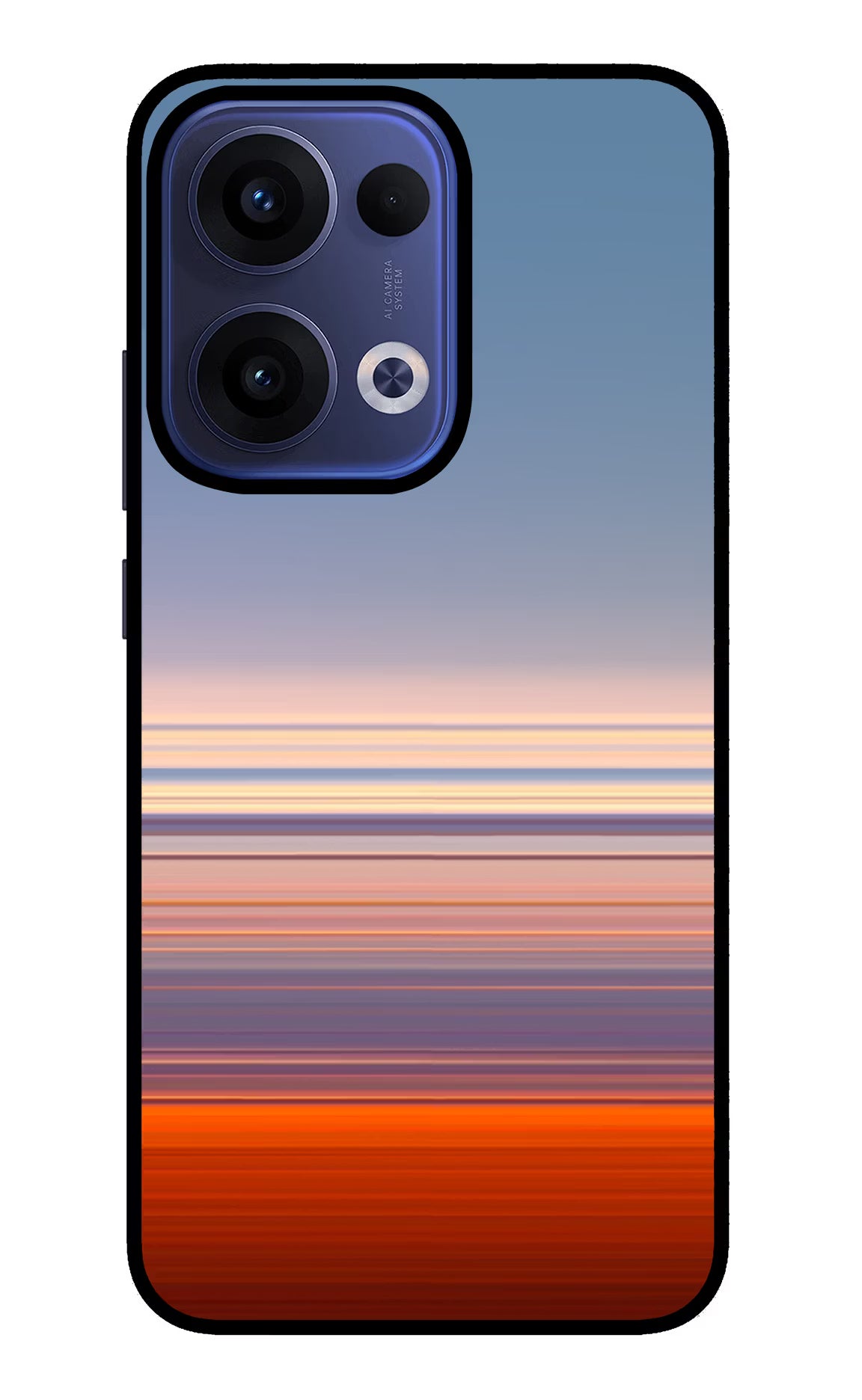 Morning Colors Oppo Reno13 5G Glass Case Back Cover by Casekaro