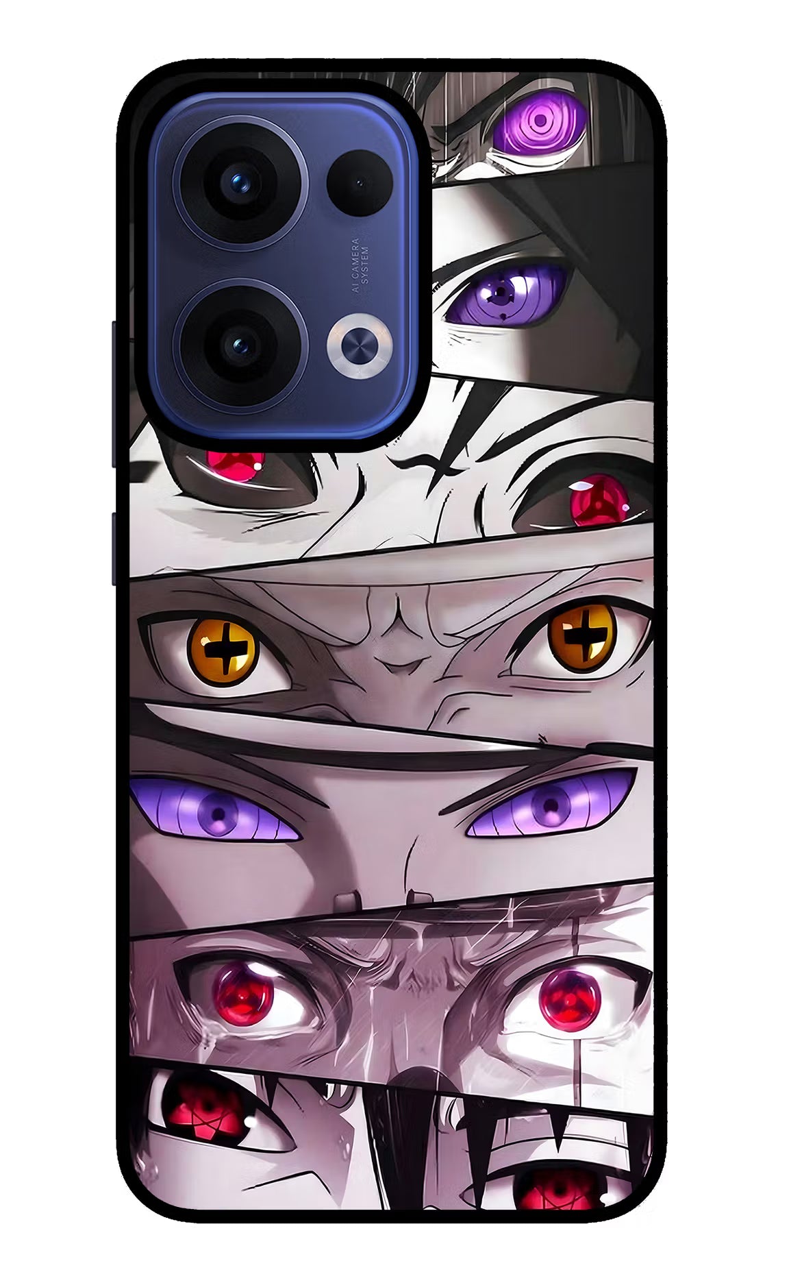 Naruto Anime Oppo Reno13 5G Glass Case Back Cover by Casekaro